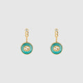Gucci Interlocking 18k earrings - 18k yellow gold