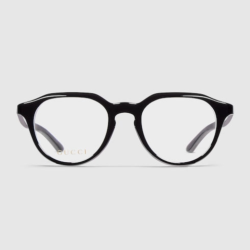 Round optical frame - black
