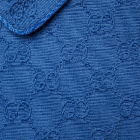 Baby GG cotton dress - blue