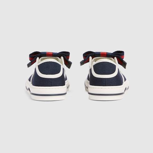Children's sneakers with Web - dark blue canvas