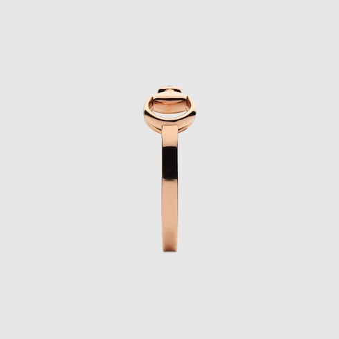 Gucci Horsebit diamond 18k ring - 18k rose gold