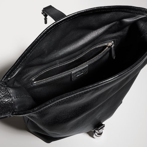 Mini bag - black leather