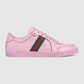 Women's Stretch low-top sneaker - pink leather