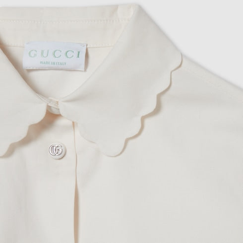 Children's cotton shirt - white
