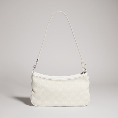 Gossip small shoulder bag - ivory GG canvas