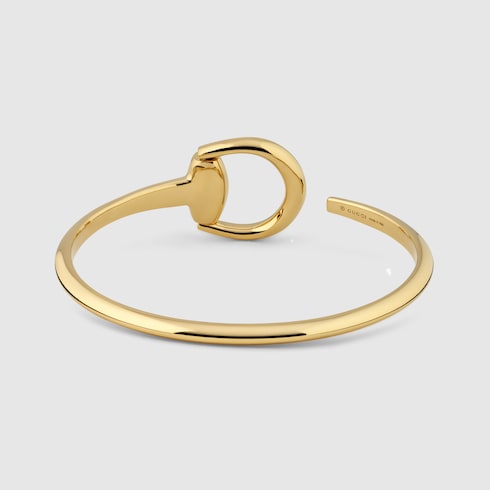Gucci Horsebit 18k bangle bracelet - 18k yellow gold