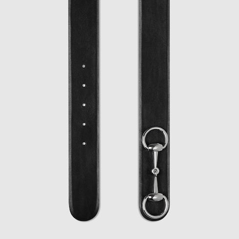 Gucci Horsebit 1955 belt - black leather