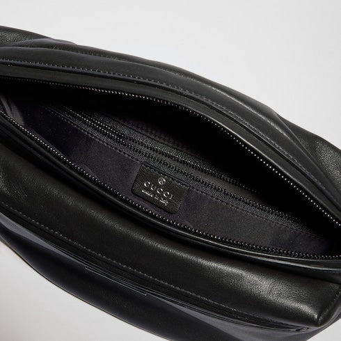 Gucci Tag medium crossbody bag - black leather