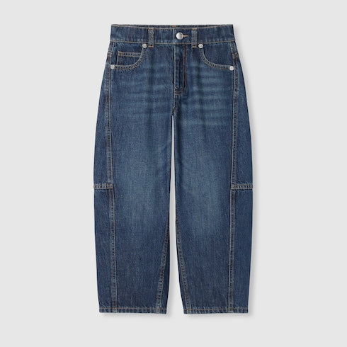 Children's denim pants - dark blue