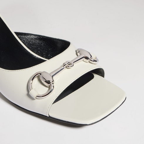 Women's Signora slide sandal - white leather