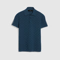 Technical GG jacquard fabric polo shirt - dark blue