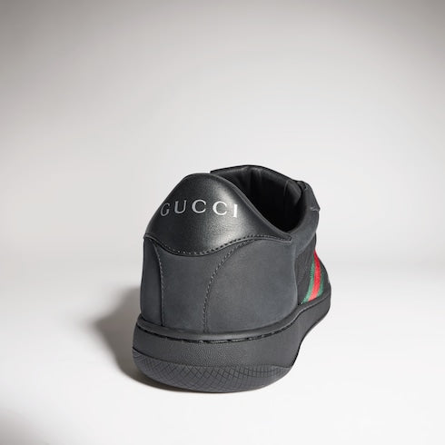Men's Screener sneaker - black padded nylon