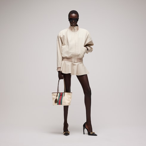 Gucci Tribeca small tote bag - natural canvas