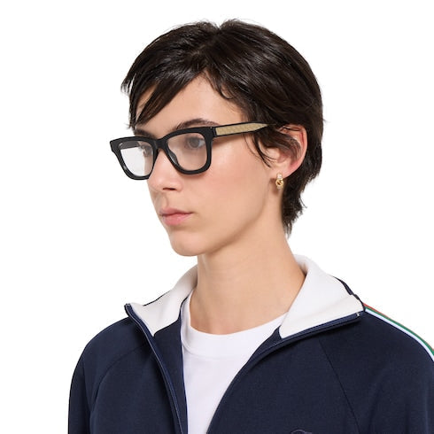 Cat-eye optical frame - black