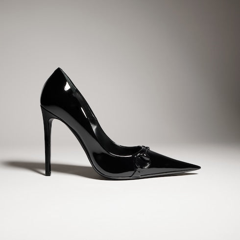 Women's Donna pump - black patent leather