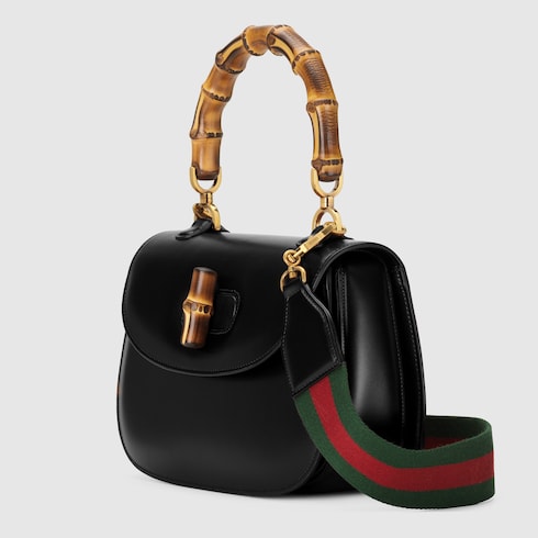 Gucci Bamboo 1947 medium bag - black leather
