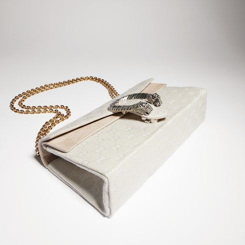 Dionysus medium shoulder bag - ivory GG canvas
