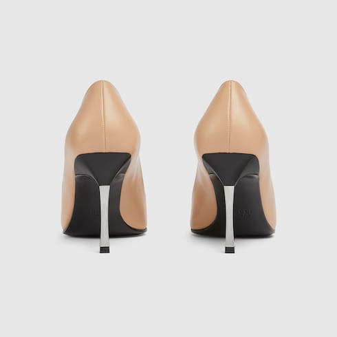 Women's Bombshell pump - beige leather