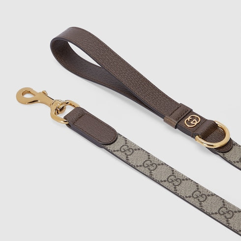 Large pet leash - beige and ebony Supreme