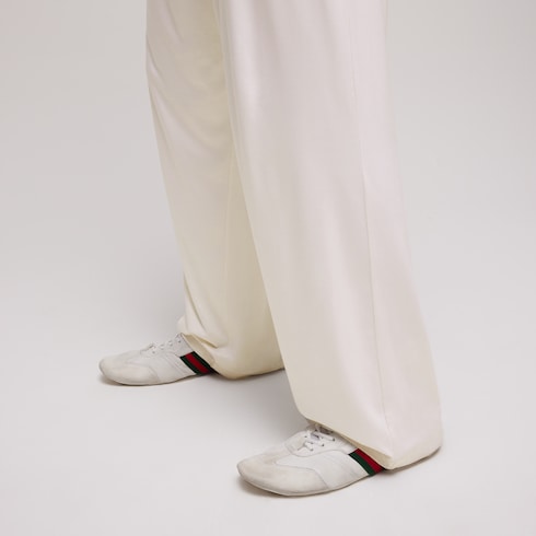 Men's Flex sneaker - white suede and leather