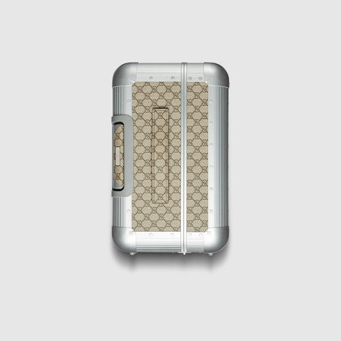 Gucci Porter medium trolley - beige and ebony Supreme