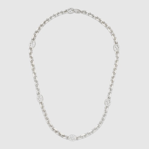 Gucci Interlocking chain necklace - 925 sterling silver