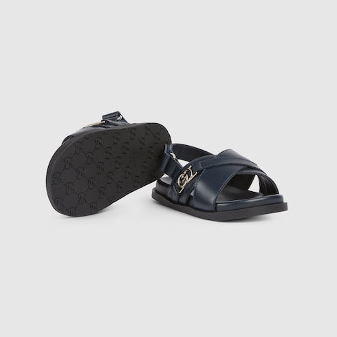 Toddler sandal - dark blue leather