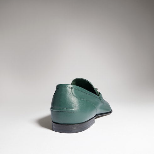 Men's Gucci Como loafer - green leather