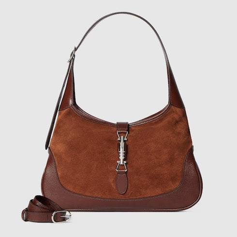 Gucci Jackie 1961 medium shoulder bag - chestnut suede