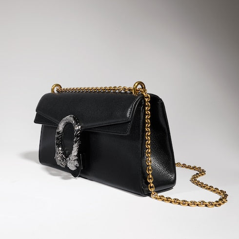 Dionysus medium shoulder bag - black leather