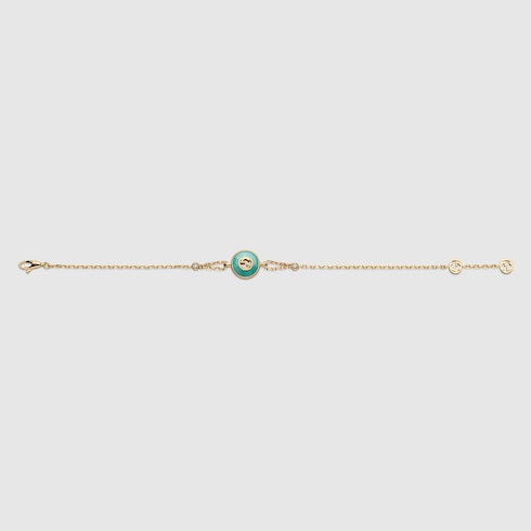 Gucci Interlocking 18k chain bracelet - 18k yellow gold