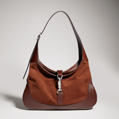 Gucci Jackie 1961 medium shoulder bag - chestnut suede