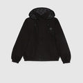 Reversible GG ripstop nylon jacket - black and grey