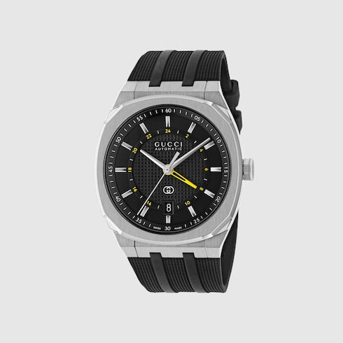 Gucci 25H watch, 40mm - black rubber