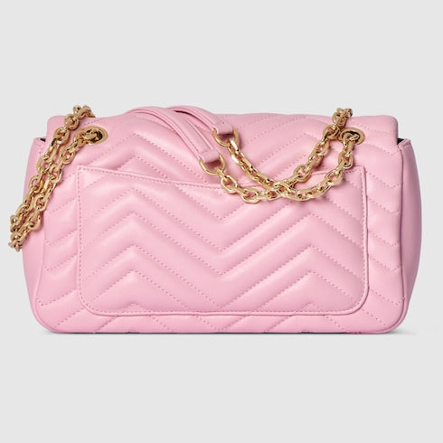 GG Marmont medium shoulder bag - light pink leather