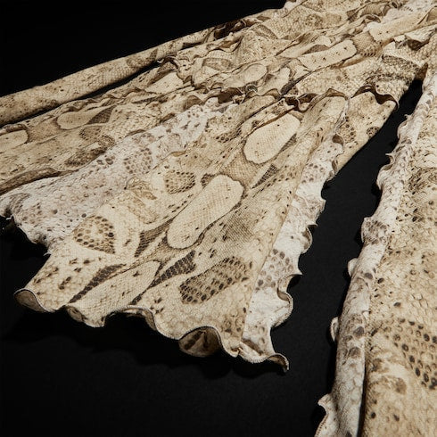 Printed silk shirt - ivory and brown