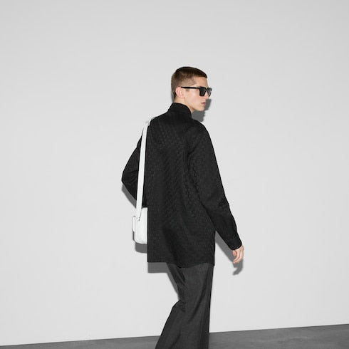 GG canvas shirt - black