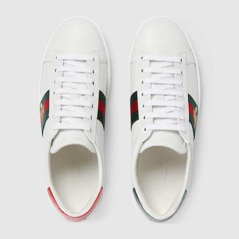 White Women's Ace Embroidered Trainers - White
