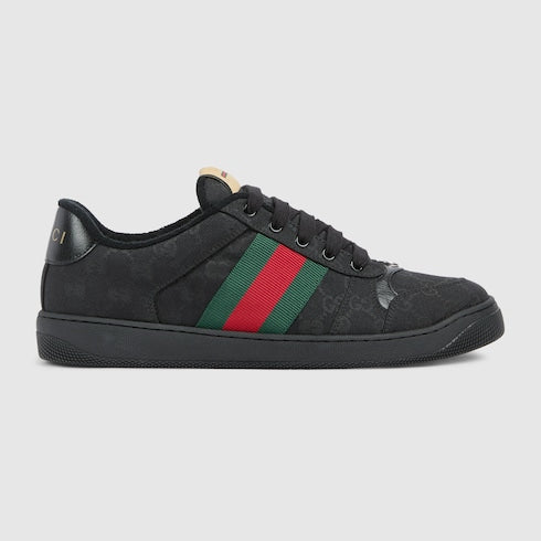 Men's Screener sneaker - black GG canvas