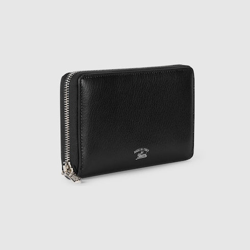 Lira zip around wallet - black leather