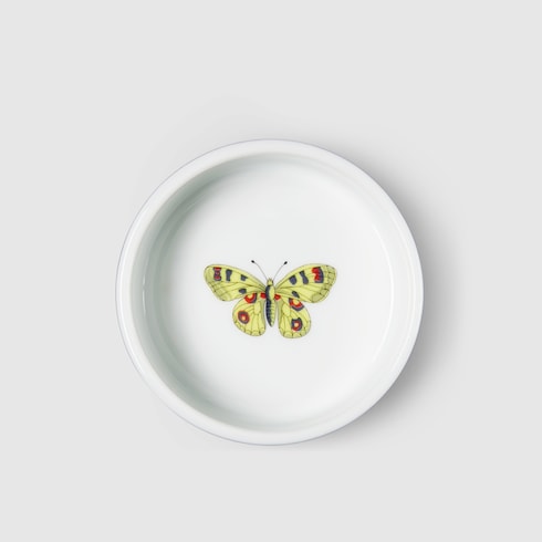 Gucci Flora print small round box - multicolor porcelain