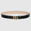 GG Marmont belt - black leather