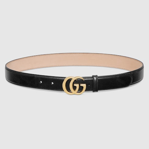 GG Marmont belt - black leather