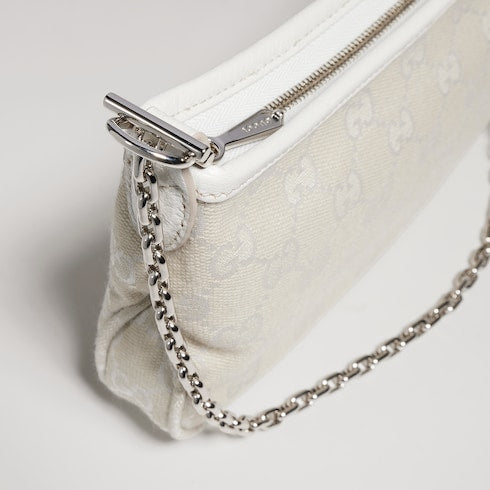 Gossip small shoulder bag - ivory GG canvas