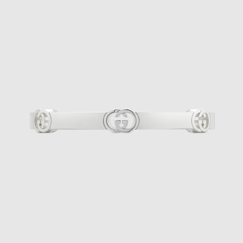 Gucci Interlocking bangle bracelet - 925 sterling silver