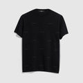 Wool silk Gucci jacquard T-shirt - black