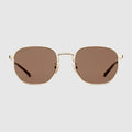 Round frame sunglasses - gold