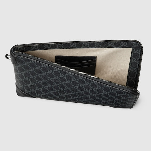 GG Emblem small business case - black fabric