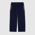 Children's cotton jogging pants - dark blue