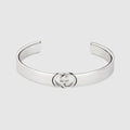Gucci Interlocking bangle bracelet - 925 sterling silver
